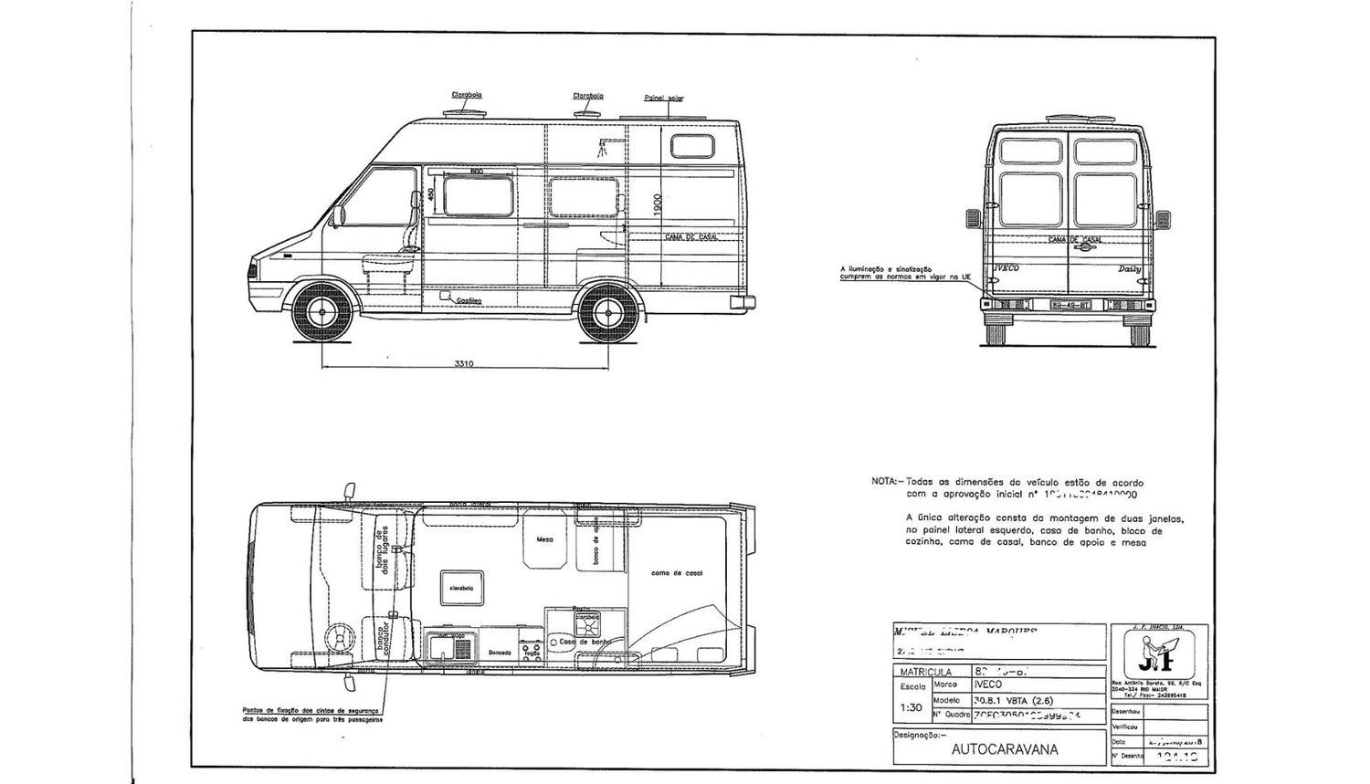 Campervan Build Space Porto