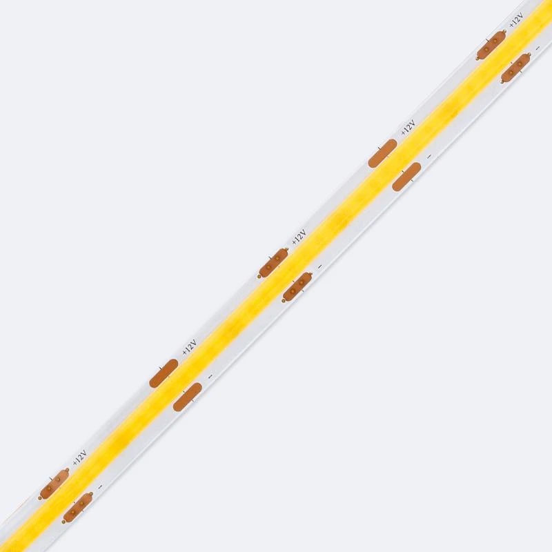 Close up of COB technology LEDs showing continuous light surface without visible dots