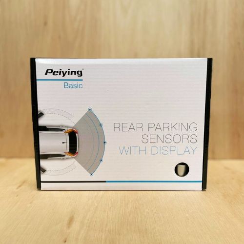 Silver Car Parking Sensors – 19mm Universal Kit w/ Auto-Reverse Activation