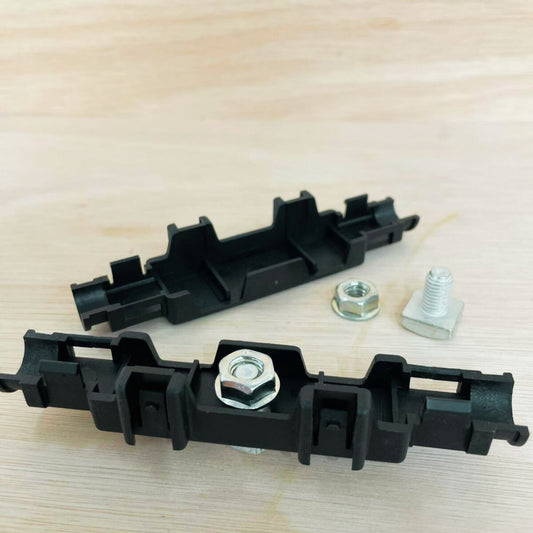 40mm black MIDI fuse holder with 125A/32V rating
