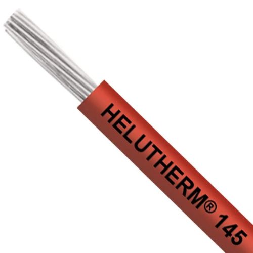 HELUTHERM® 145 – Temperature-Resistant Single-Core Electrical Cable (Red & Black)
