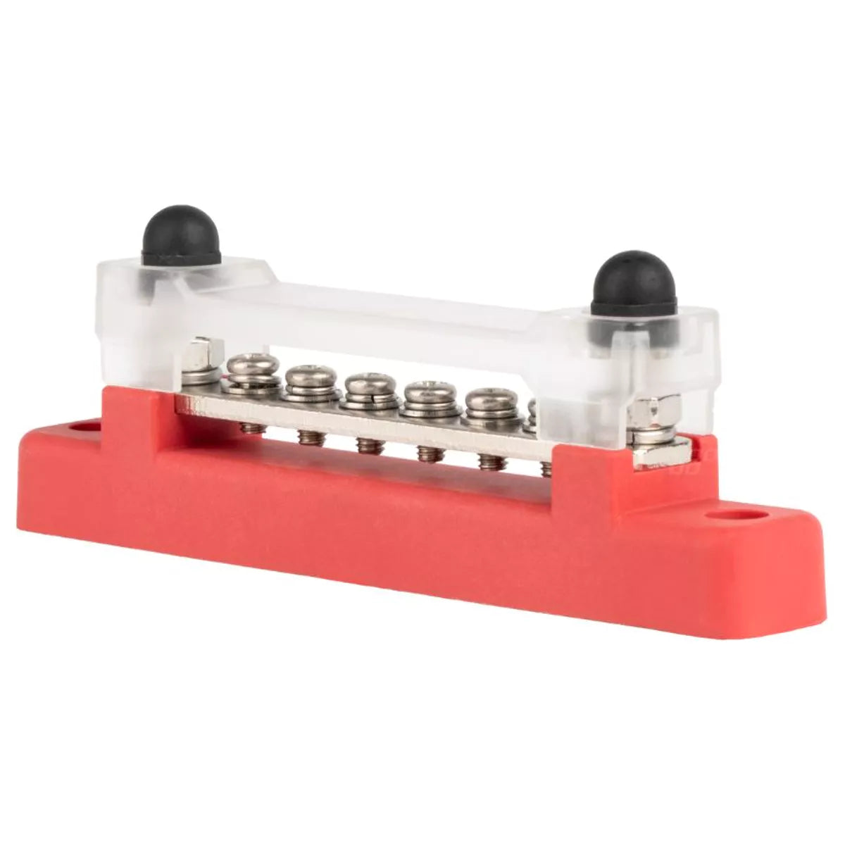 DC distribution busbar installed in campervan electrical system for power distribution