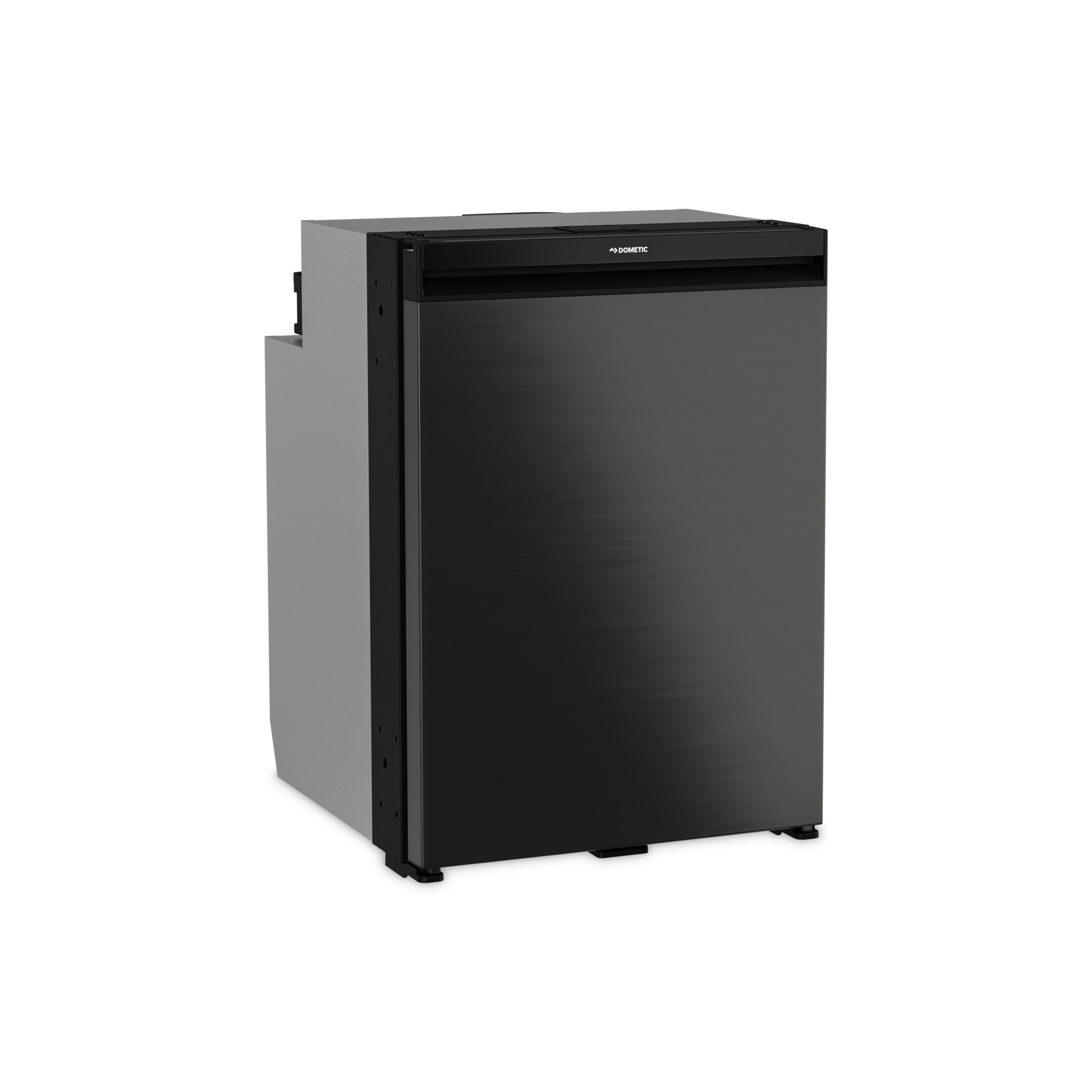 Dometic NRX 115C 113 litre compressor refrigerator with frameless dark silver door for campervans