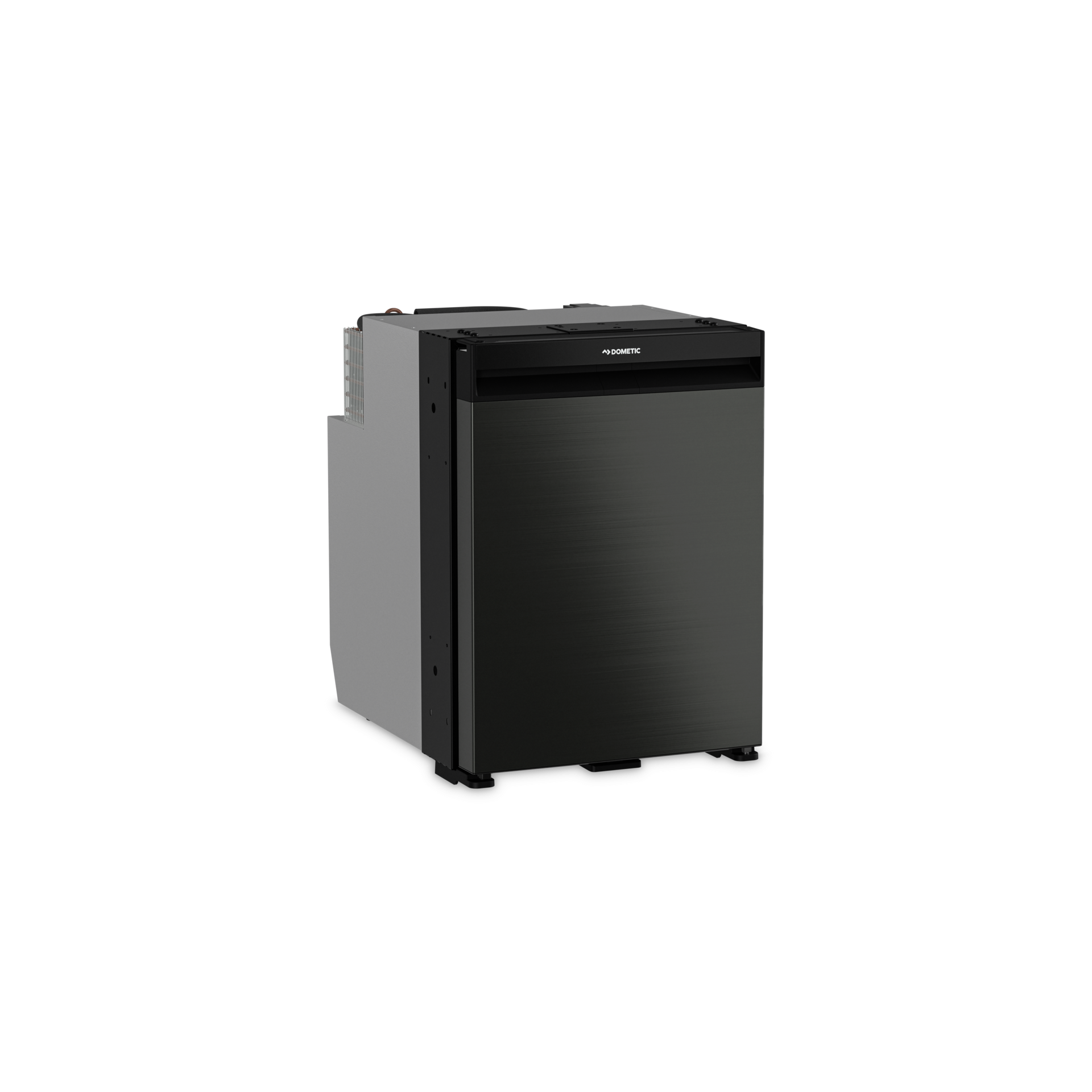 Dometic NRX 50C 44 litre compressor refrigerator with frameless dark silver door for campervans