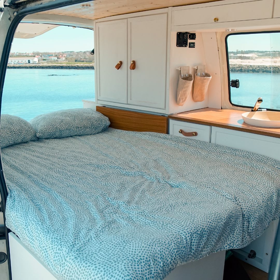 Cama modular para autocaravana: 120 x 185 x 40 cm