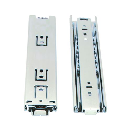 Corredera de cajón con rodamiento de bolas de extensión completa: 45 mm, capacidad de carga: 45 kg