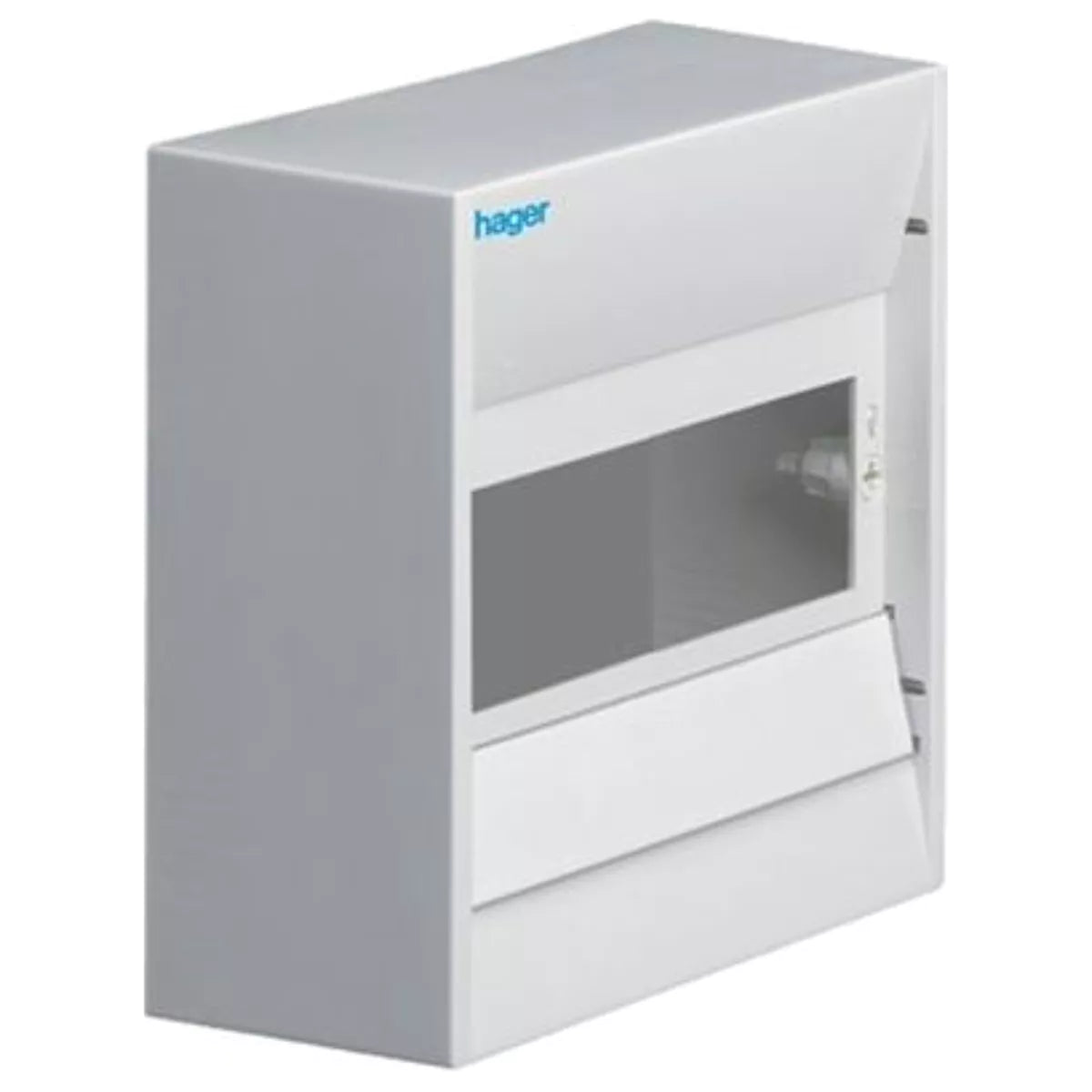 Hager GAMMA Mini Box: caja de distribución DIN de 1 fila (6/8/10 módulos)