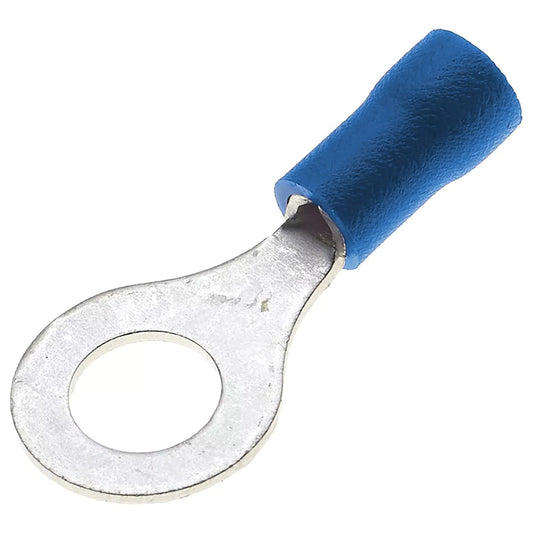 Insulated eyelet ring terminals for electrical connections from 0.5 to 6 square millimetres