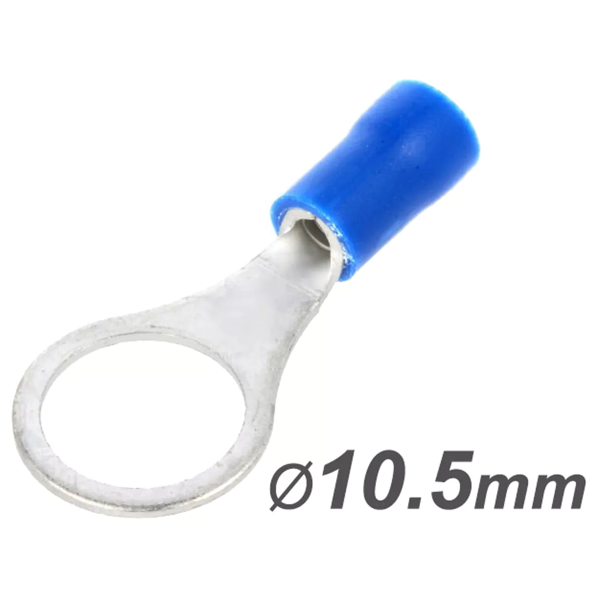 Terminales de ojal aislados: 0,5 a 6,0 mm² (M3–M10)