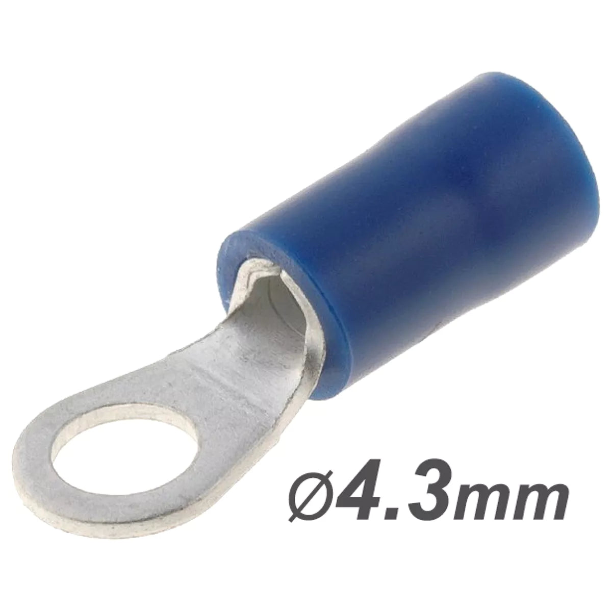 Terminales de ojal aislados: 0,5 a 6,0 mm² (M3–M10)