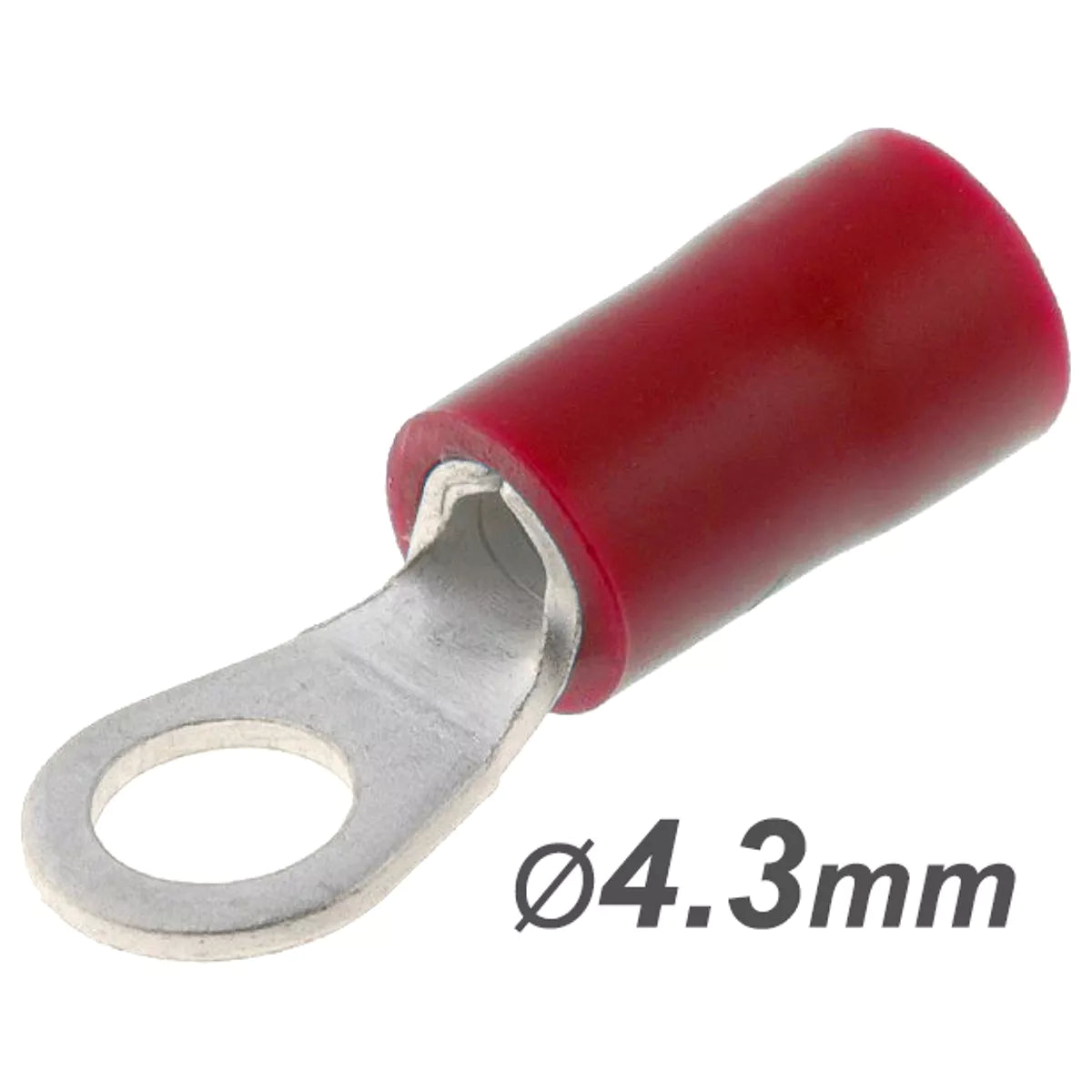 Terminales de ojal aislados: 0,5 a 6,0 mm² (M3–M10)