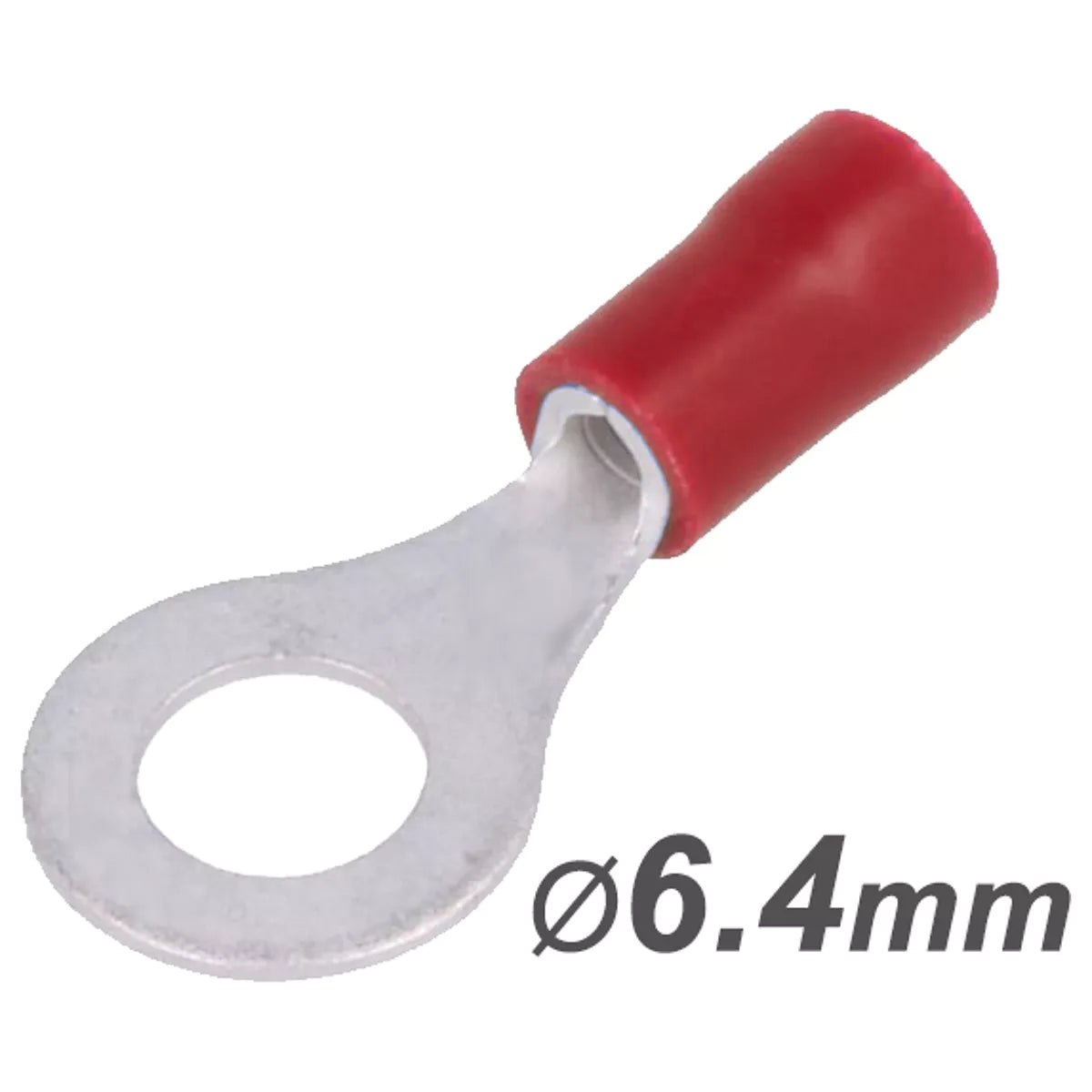 Terminales de ojal aislados: 0,5 a 6,0 mm² (M3–M10)