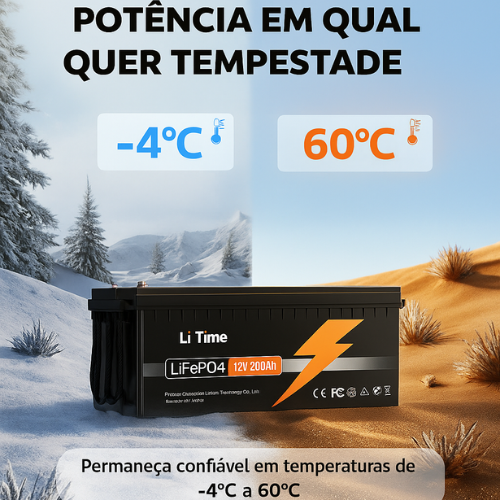 Batería de litio de ciclo profundo LiFePO4 de 12 V y 200 Ah: el sustituto perfecto para la batería de plomo-ácido de 12 V y 200 Ah.