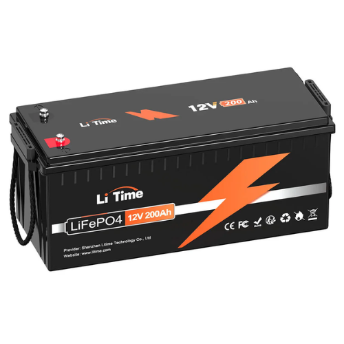 LiTime 12V 200Ah LiFePO4 Deep Cycle Lithium Battery for solar and RVs