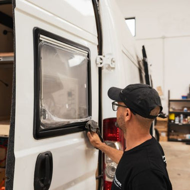 motorhome window installation