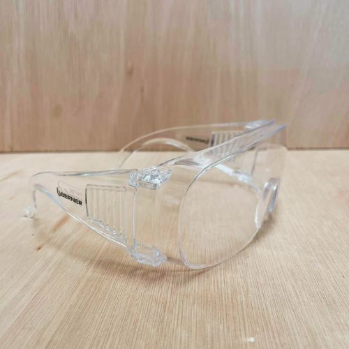 Visitor safety glasses for campervan builders - wide lens, fits over glasses