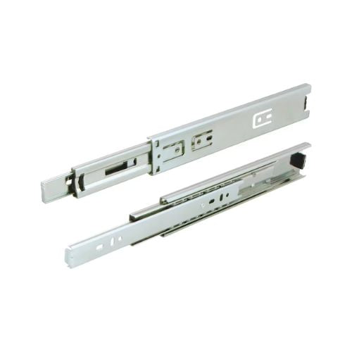 Corredera de cajón con rodamiento de bolas de extensión completa: 45 mm, capacidad de carga: 45 kg
